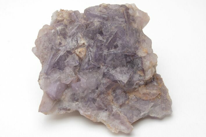 Purple Cubic Fluorite Crystal Cluster - Morocco #213143